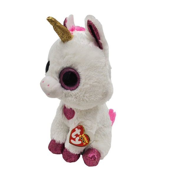 Ty Beanie Boos CHERIE the Unicorn 9" Plush‎ Pink Stuffed Animal Walgreen's Excl - Picture 2 of 10